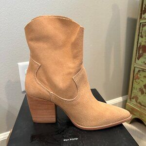 SCHUTZ TESSIE SUEDE BOOTIE Western Cowboy